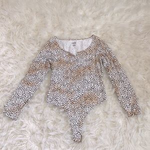 New Pink Victoria Secret Bodysuit Size L.